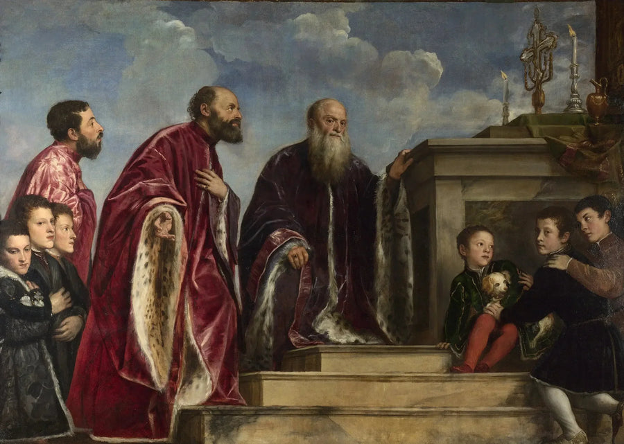 Familien Vendramin-portrett - Titian