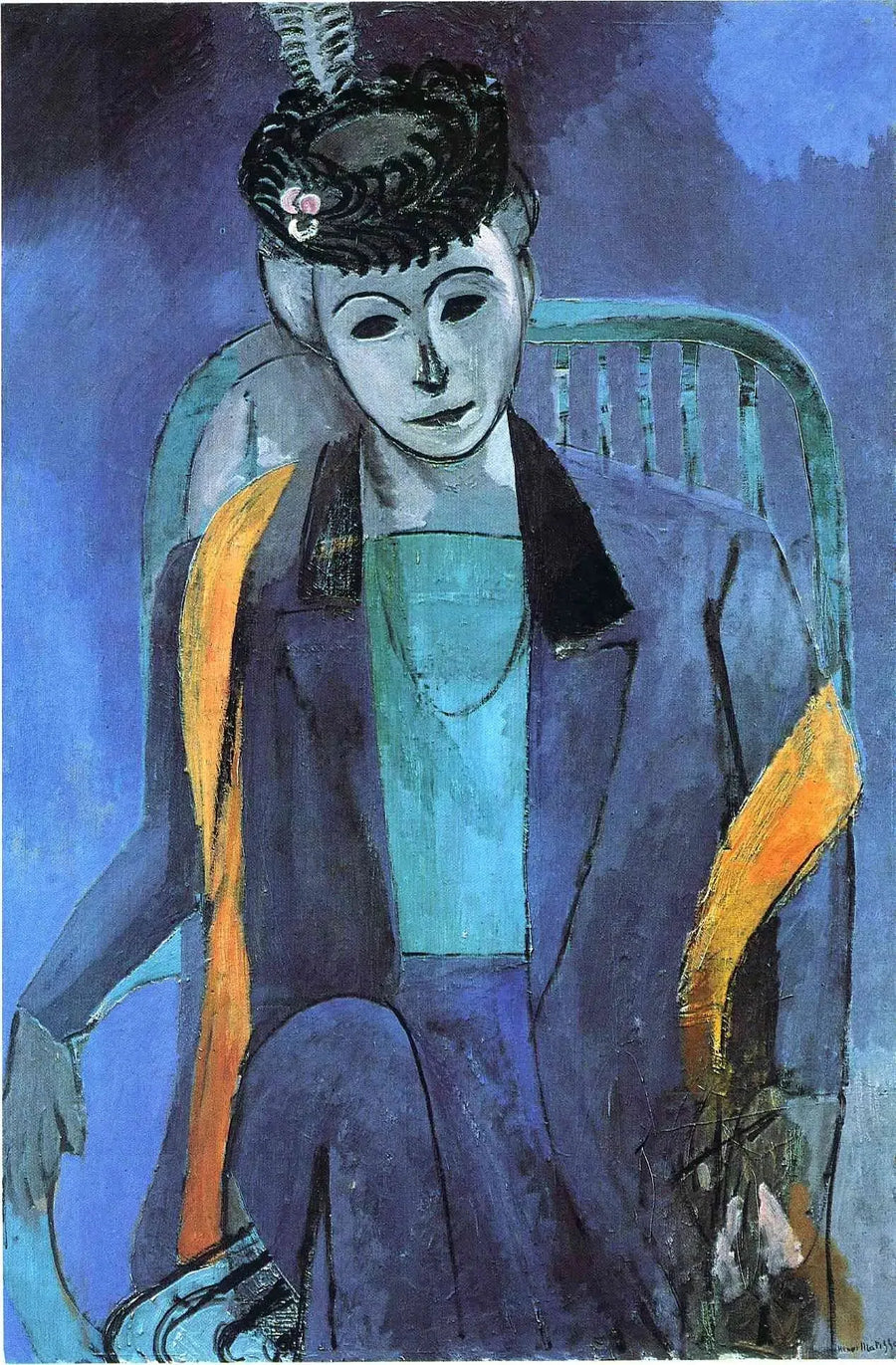 Portrett av kunstnerens kvinne - Henri Matisse