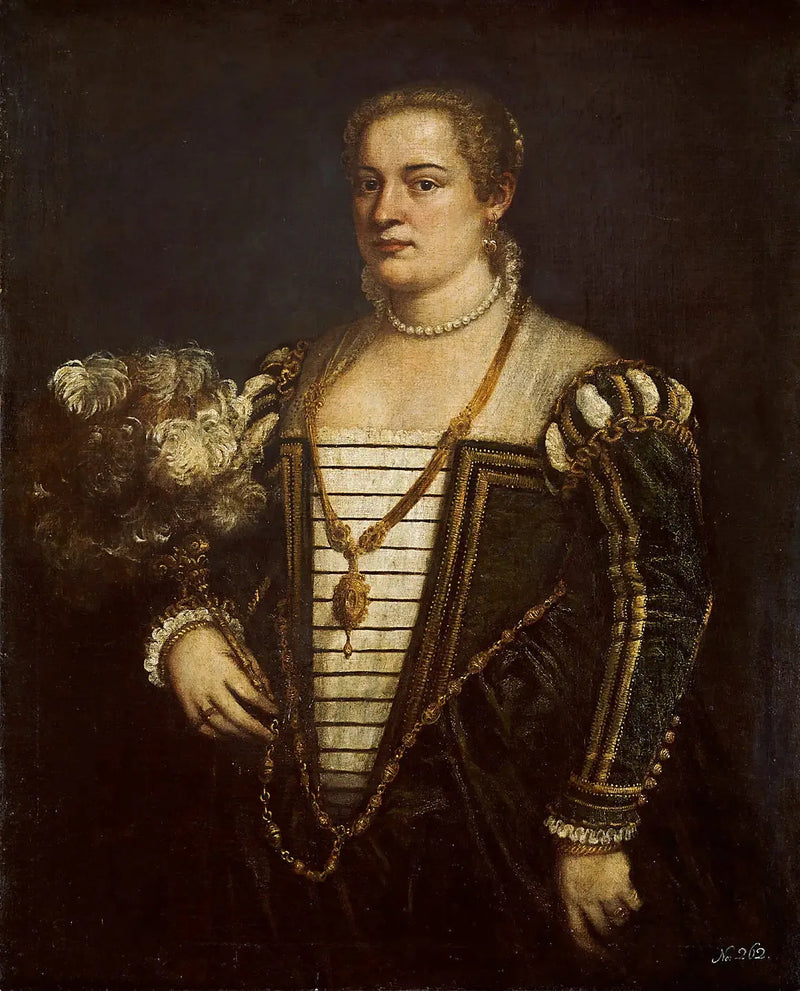 Portrett av kunstnerens datter, Lavinia - Titian