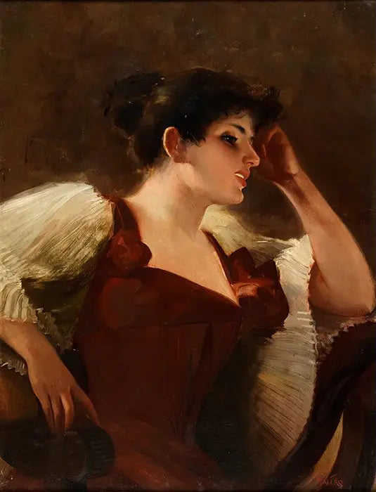 Portrett av kunstnerens datter - Luis Ricardo Falero

Source:
Portrait de la fille de l'artiste - Luis Ricardo Falero