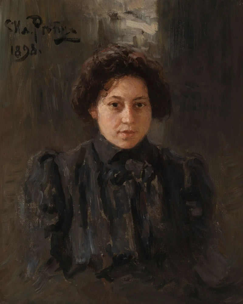Portrett av kunstnerens datter Nadezhda Repina - Ilya Repin
