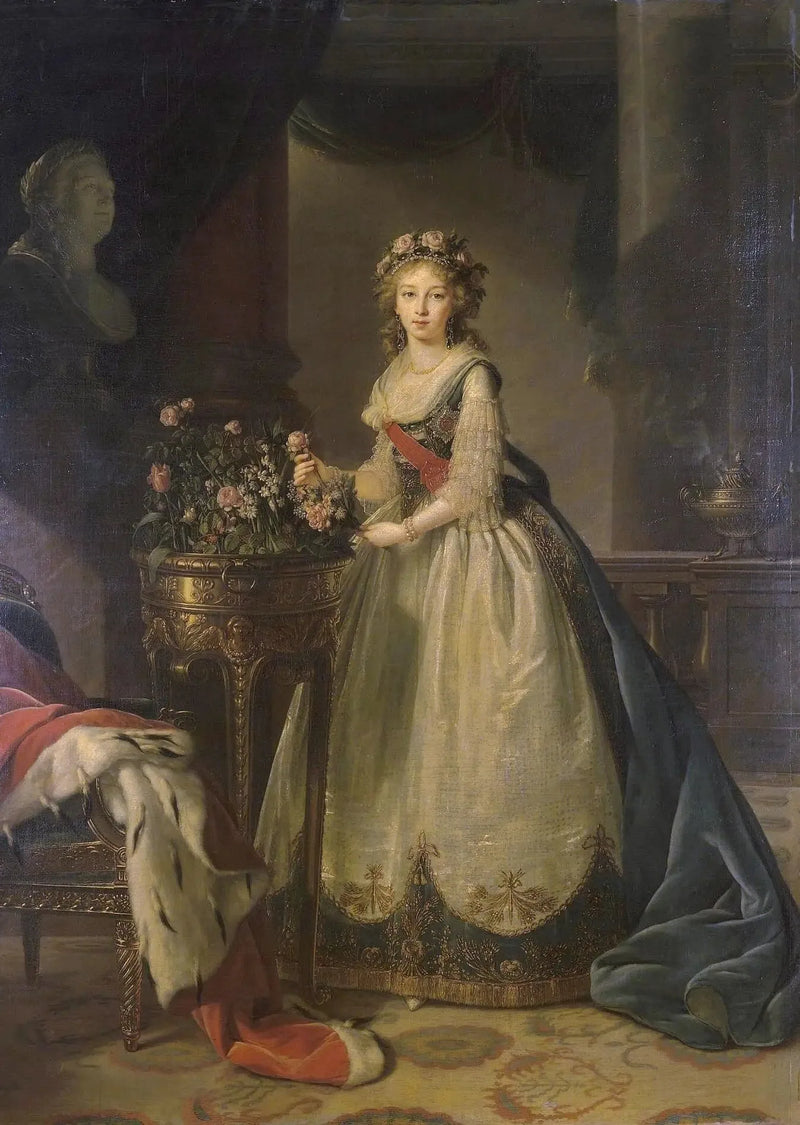 Portrett av storhertuginne Elizaveta Alexeyevna - Élisabeth Vigée Le Brun

Source:
Portrait de la grande-duchesse Elizaveta Alexeyevna - Élisabeth Vigée Le Brun