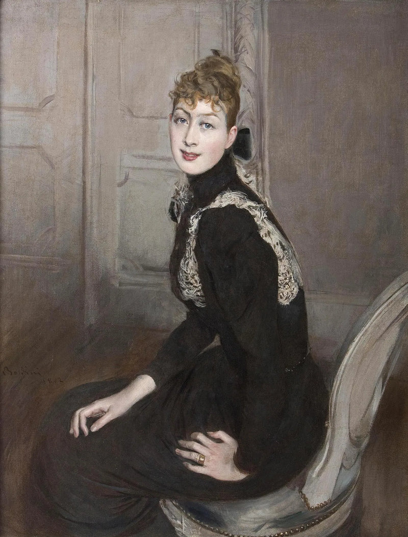 Portrett av marchioness Franzoni - Giovanni Boldini