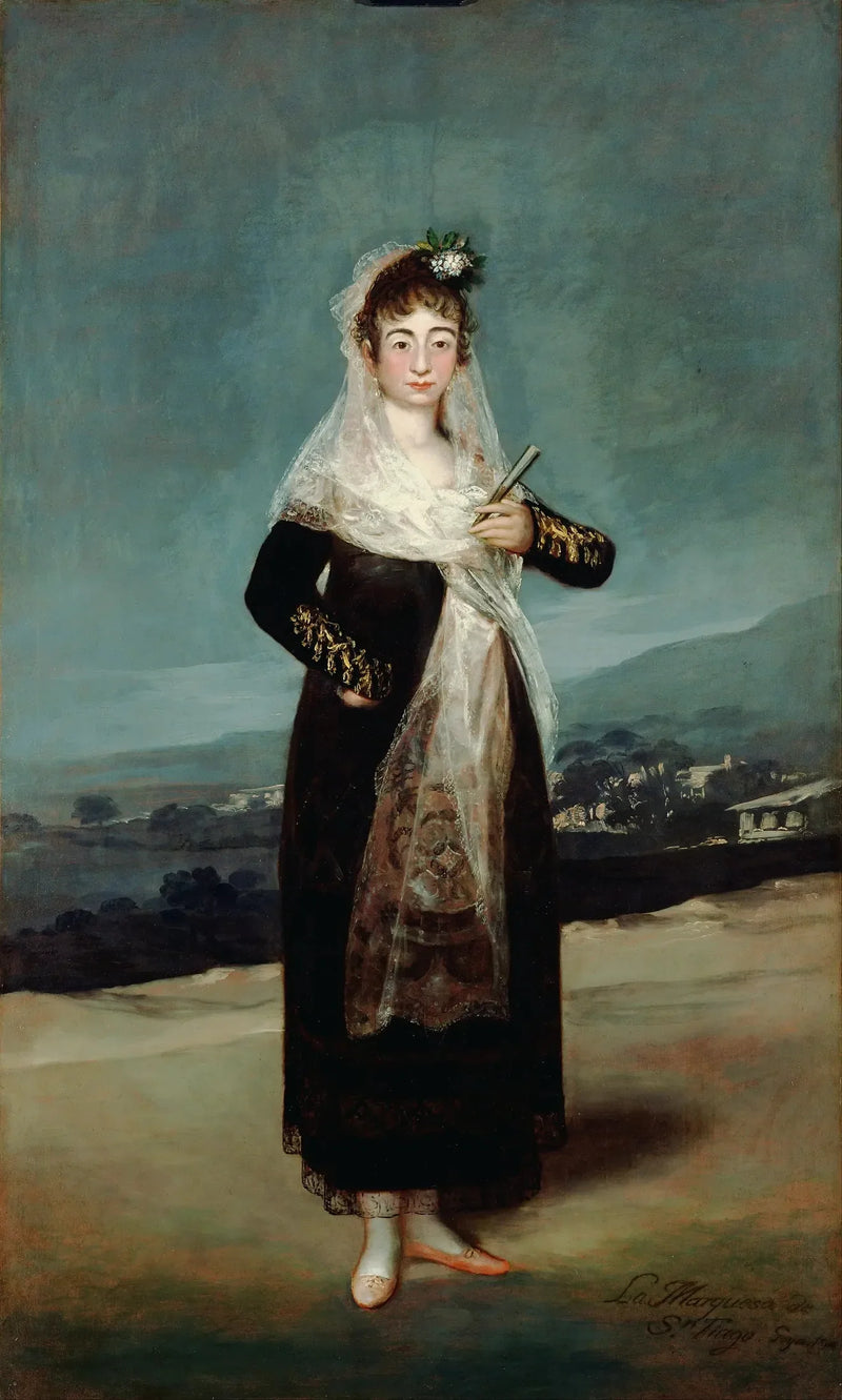 Portrett av markisen av Santiago - Francisco de Goya