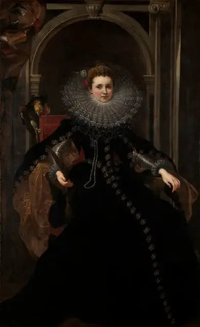 Portrett av marchesa Veronica Spinola Doria - Peter Paul Rubens