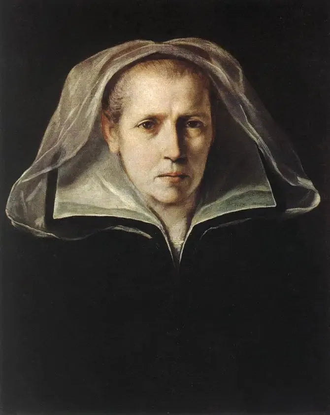 Portrett av kunstnerens mor - Guido Reni