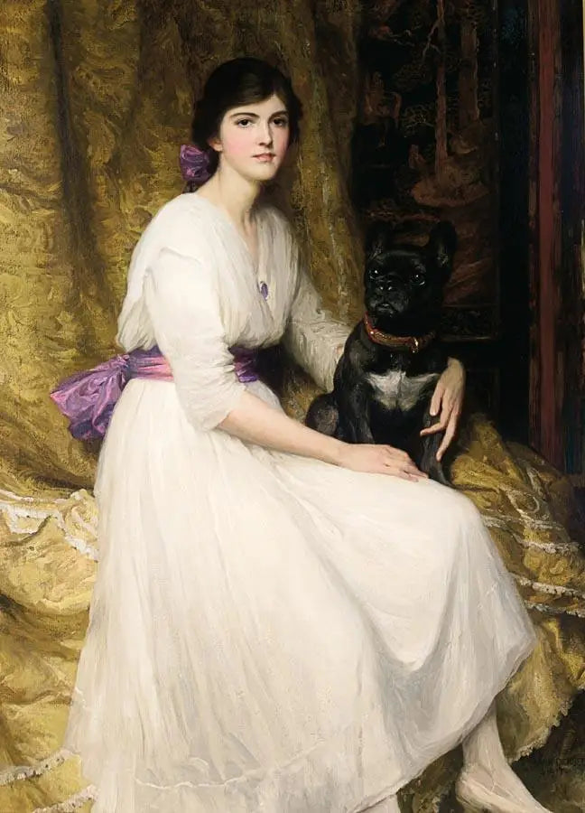 Portrett av kunstnerens niese, Dorothy - Frank Bernard Dicksee