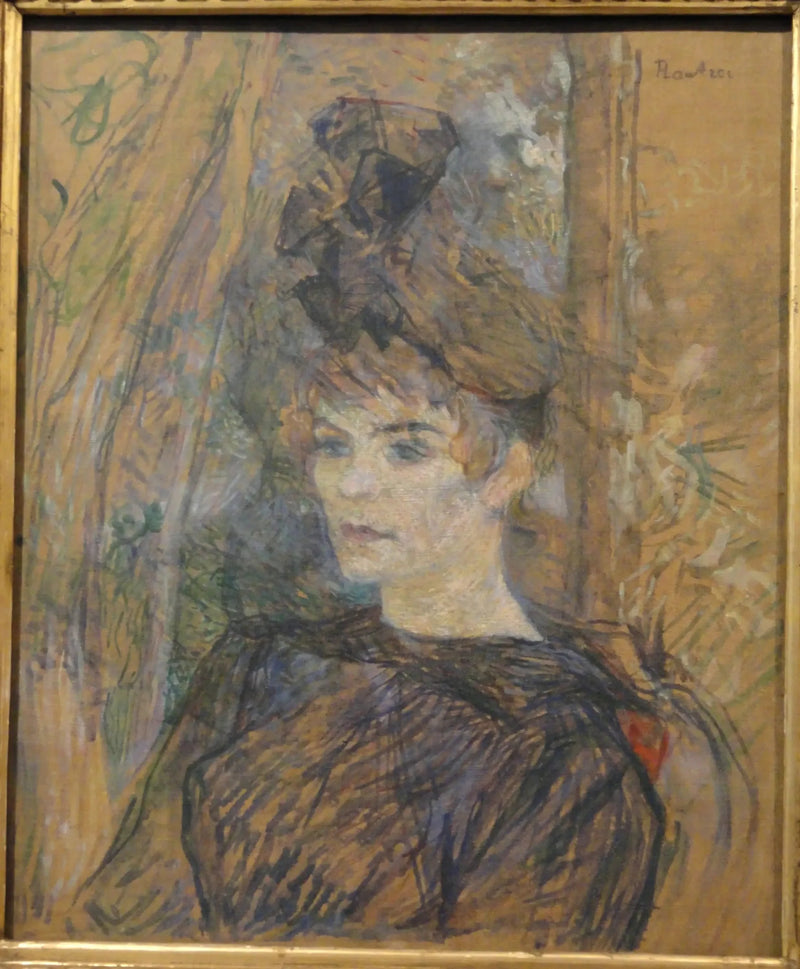 Portrett av maleren Suzanne Valadon - Henri de Toulouse-Lautrec