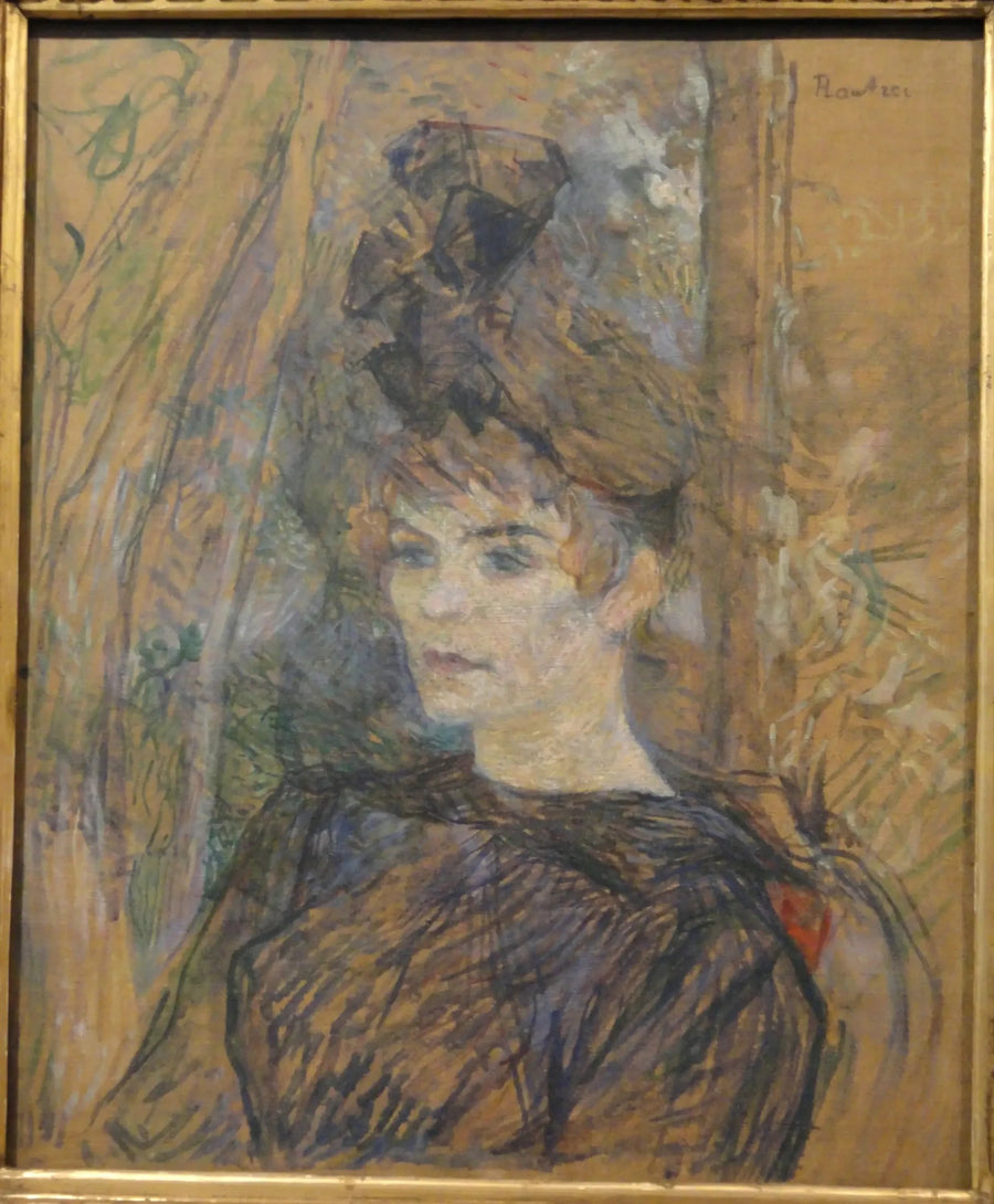 Portrett av maleren Suzanne Valadon - Henri de Toulouse-Lautrec