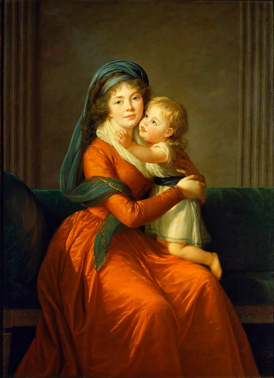 Portrett av prinsesse Alexandra Golitsyna og hennes sønn Piotr - Élisabeth Vigeé Le Brun

Source:
Portrait de la princesse Alexandra Golitsyna et de son fils Piotr - Élisabeth Vigée Le Brun