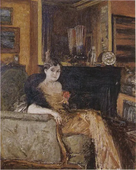 Portrett av prinsesse Elizabeth Bibesco, sittende - Édouard Vuillard