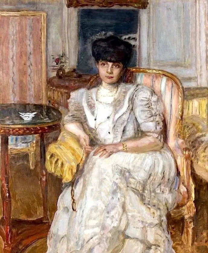 Portrett av Prinsesse Hélène de Caraman-Chimay - Pierre Bonnard