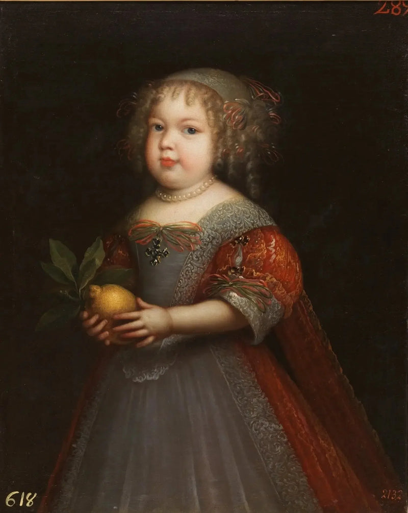 Portrett av prinsesse Marie-Thérèse av Frankrike (1667-1672) - Jean Nocret