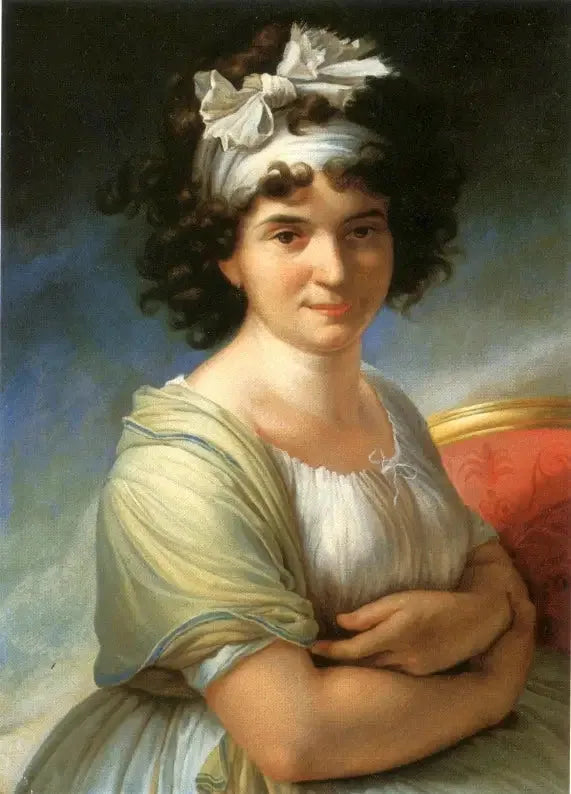 Portrett av prinsesse Vlaminska (sangerinne Cotelini ?). - Élisabeth Vigée Le Brun

Source:
Portrait de la princesse Vlaminska (chanteuse Cotelini ?). - Élisabeth Vigée Le Brun