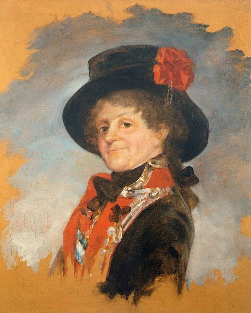 Portrett av dronning Marie-Louise av Spania - Francisco de Goya