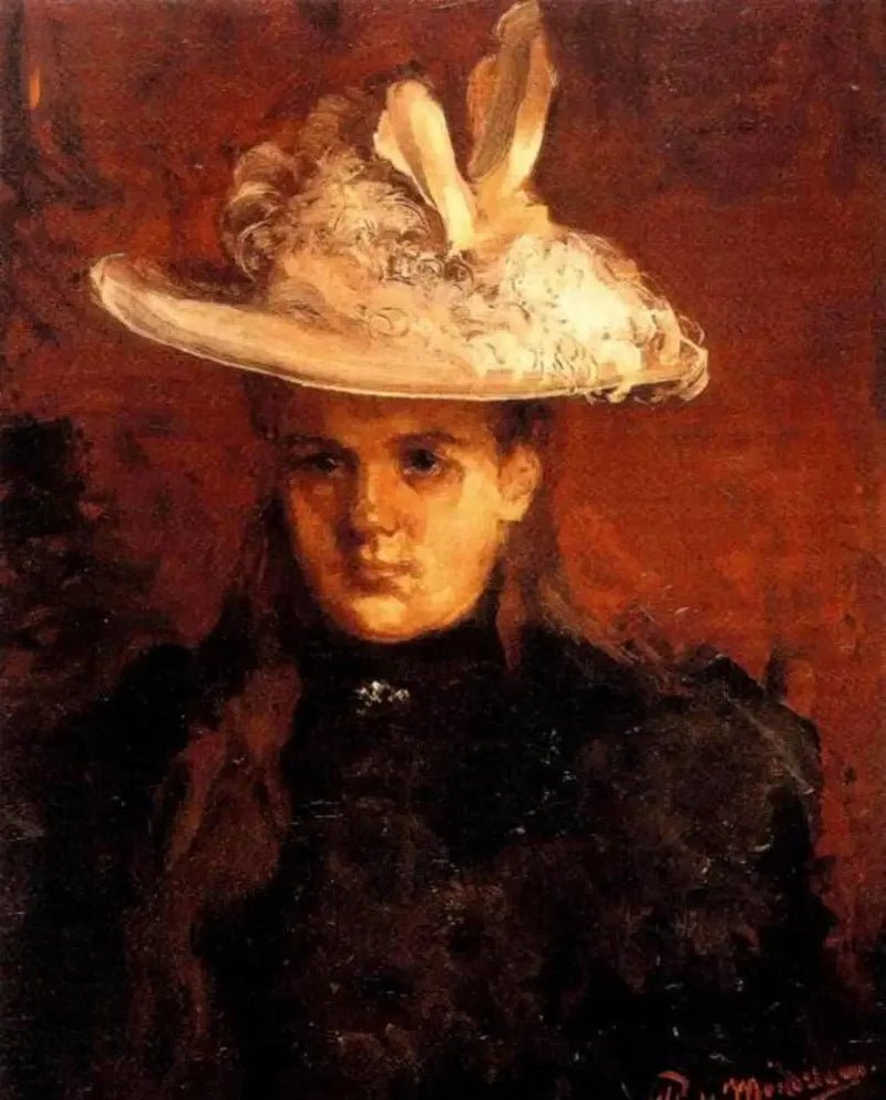 Portrett av dronning Wilhelmine (1880-1962) som prins - Piet Mondrian