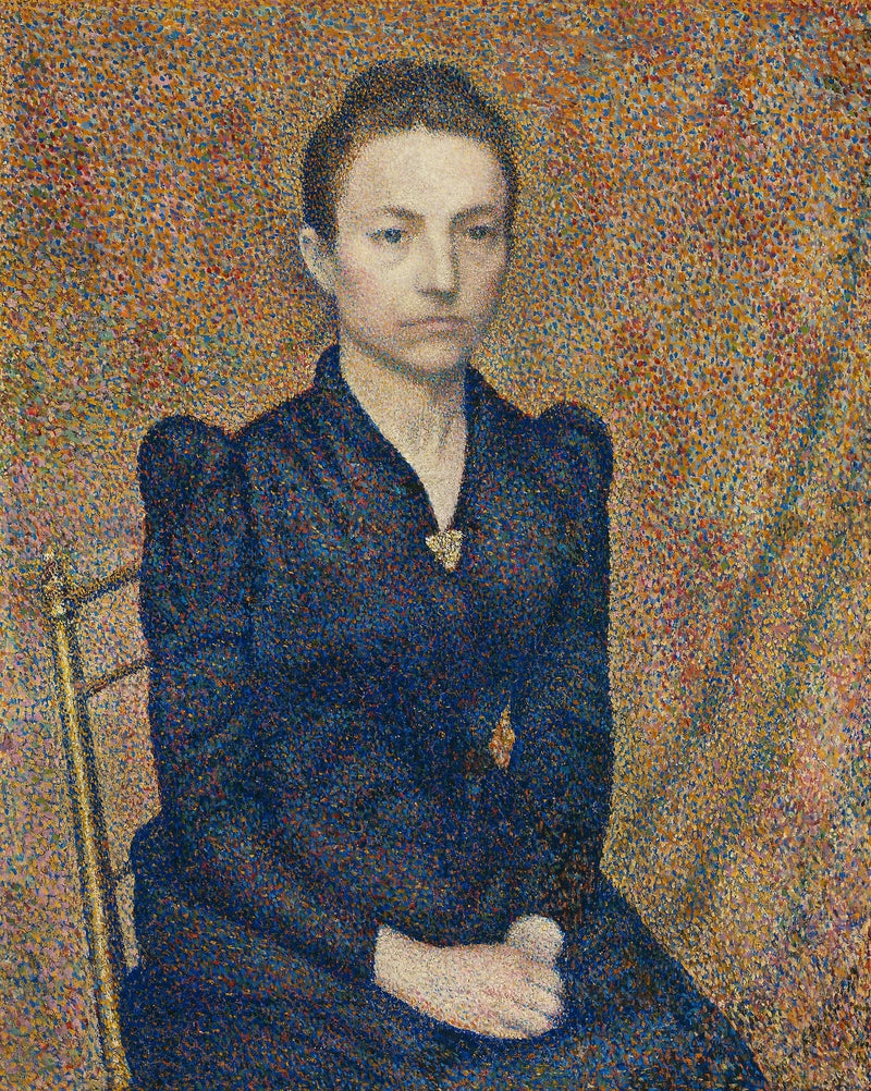 Portrett av kunstnerens søster - Georges Lemmen