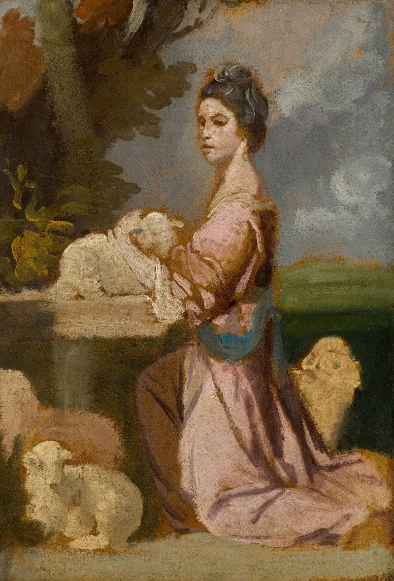 Portrett av Lady Mary Leslie - Joshua Reynolds