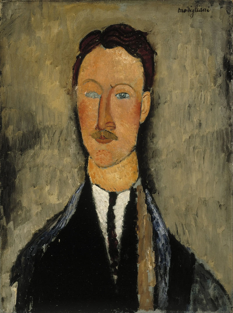 Portrett av kunstneren Léopold Survage - Amedeo Modigliani