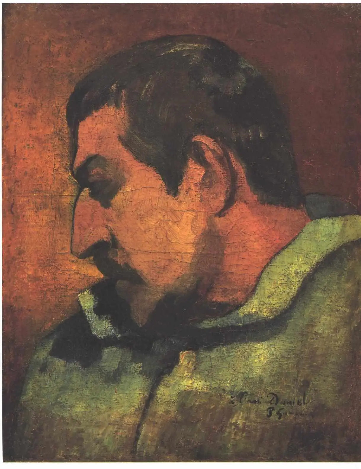 Reproduction du tableau « Portrait de l'artiste - Paul Gauguin » par Alpha Reproduction en peinture à l’huile