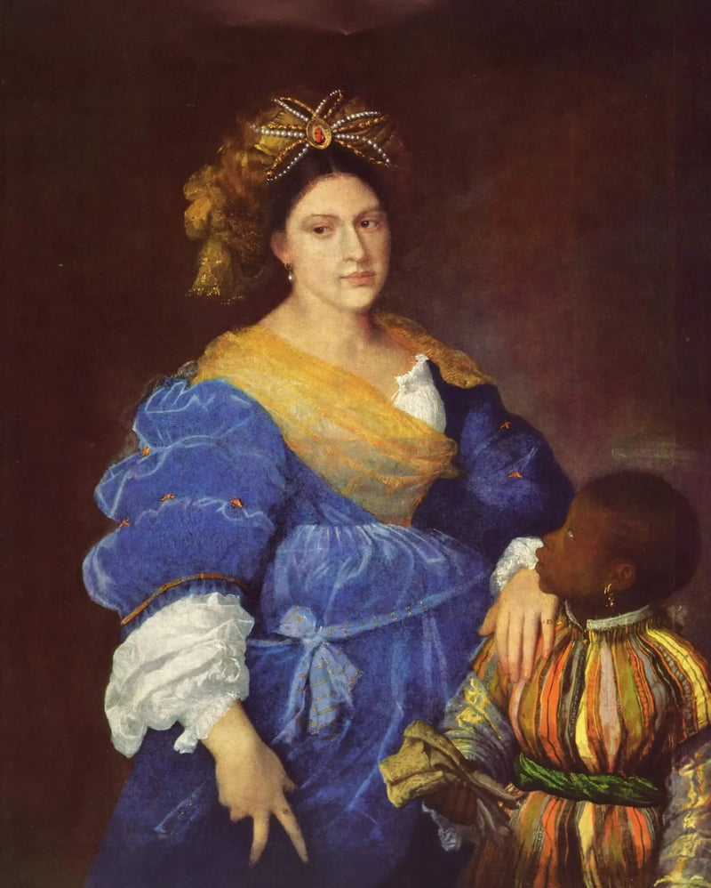 Portrett av Laura Dianti - Titian