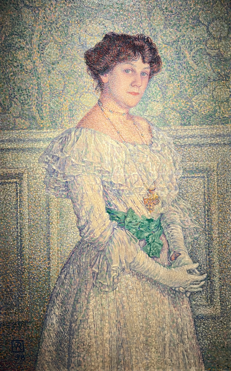 Portrett av Laure Flé - Théodore van Rysselberghe