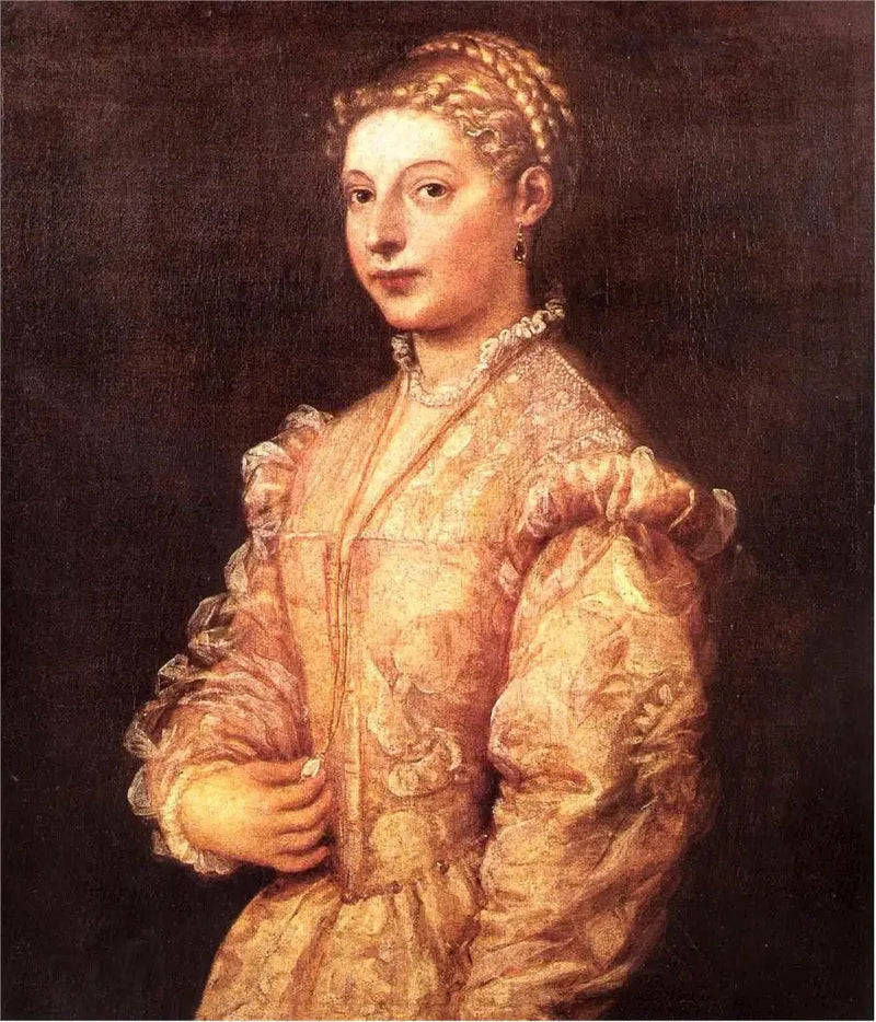 Portrett av Lavinia Vecellio - Titian