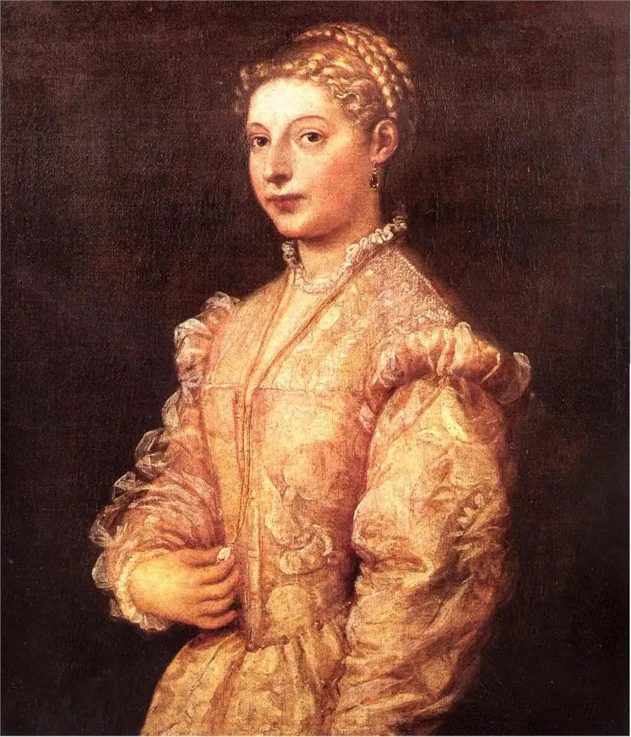 Portrett av Lavinia Vecellio - Titian