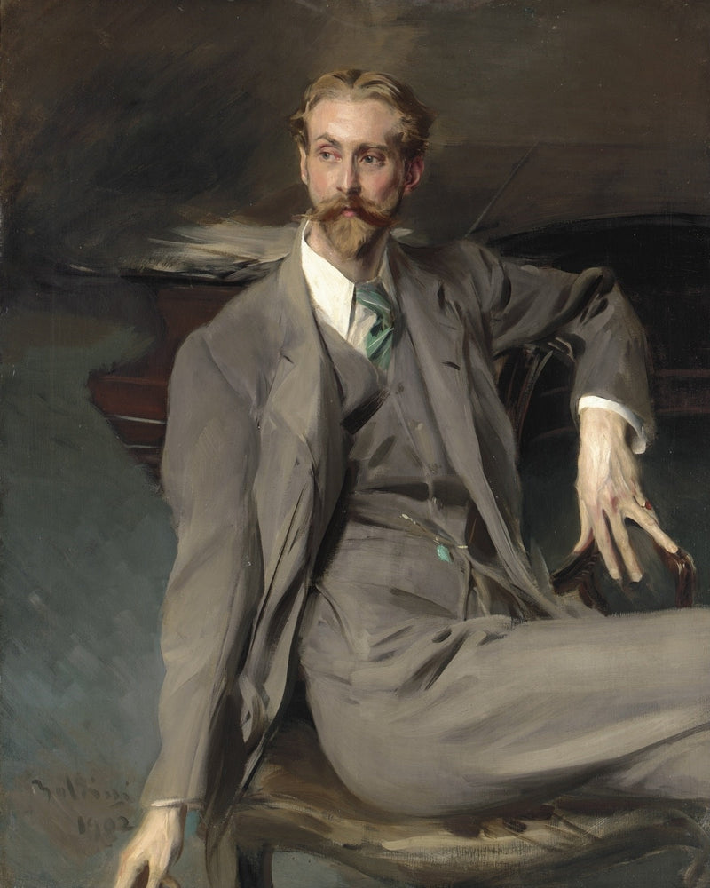 Portrett av Lawrence Alexander Harrison - Giovanni Boldini