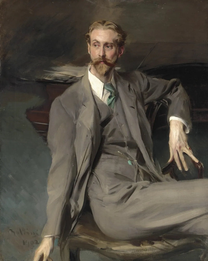 Portrett av Lawrence Alexander Harrison - Giovanni Boldini