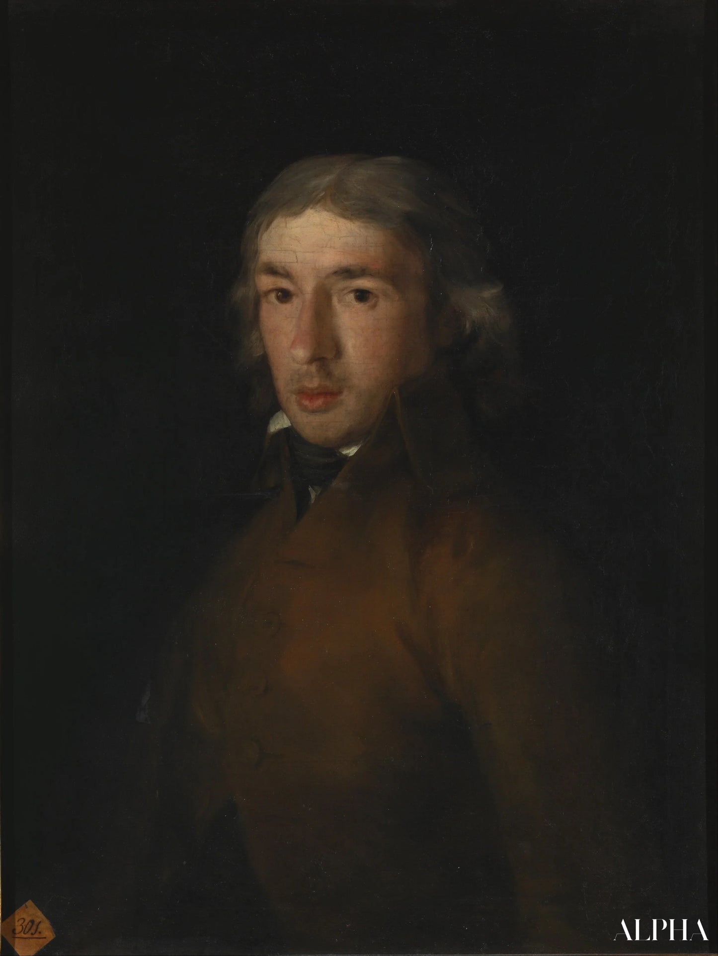 Portrett av Leandro Fernandez de Moratin - Francisco de Goya - Høykvalitets reproduksjoner av malerier og bilder