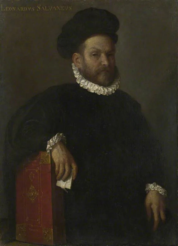 Portrett av Leonardo Salvagno (?) - Giovanni Battista Moroni