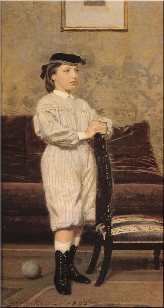 Portrett av Leonetto Banti - Giovanni Boldini
