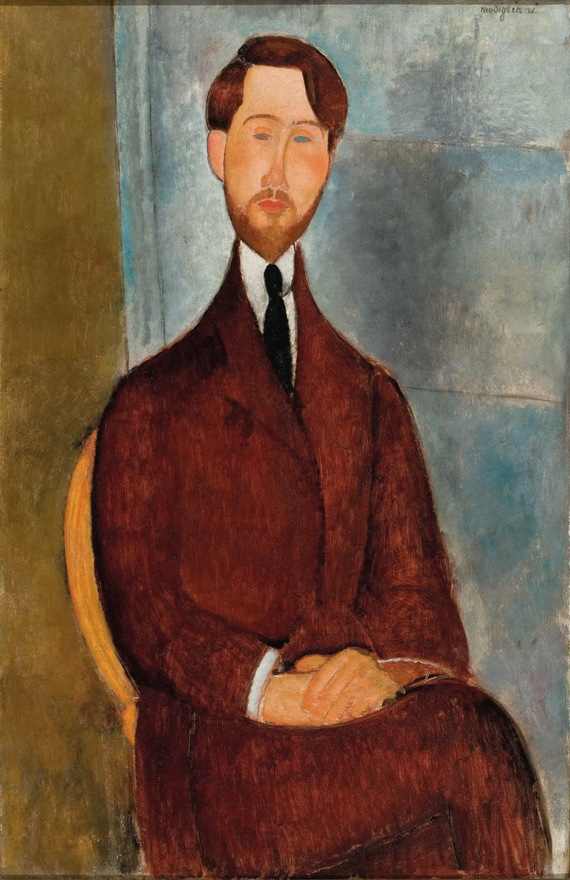 Portrett av Léopold Zborowski - Amedeo Modigliani