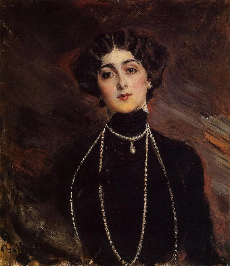 Portrett av Lina Cavalieri - Giovanni Boldini