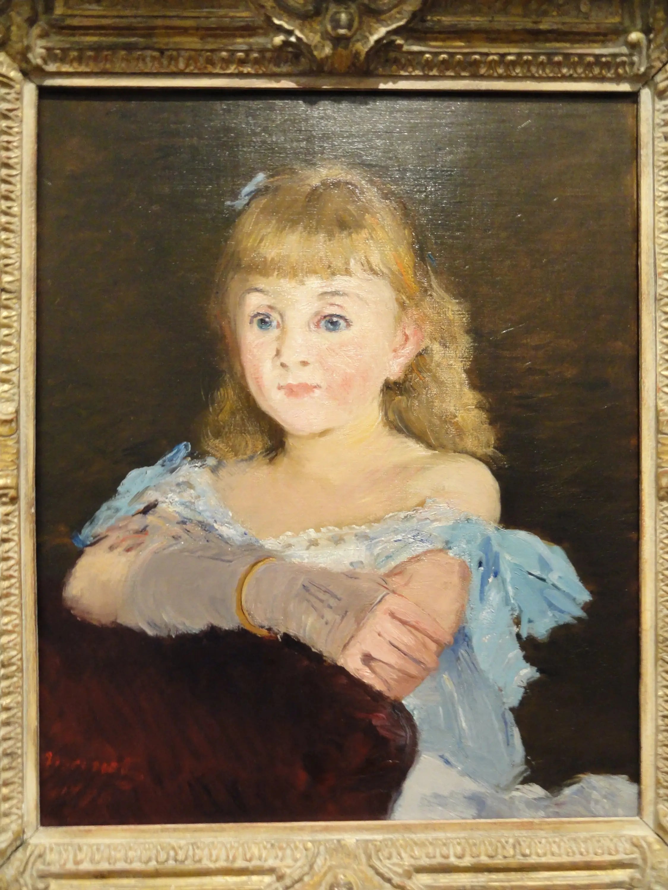 Portrait de Lise Campineanu - Édouard Manet image 1 reproduction artisanale de tableau