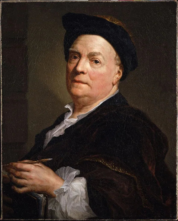Portrett av Louis du Silvestre - Anton Raphael Mengs