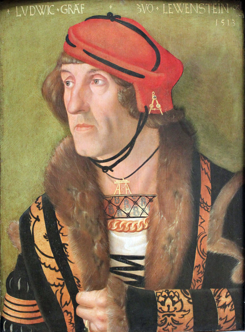 Portrett av Ludvig I, greve av Löwenstein - Hans Baldung Grien