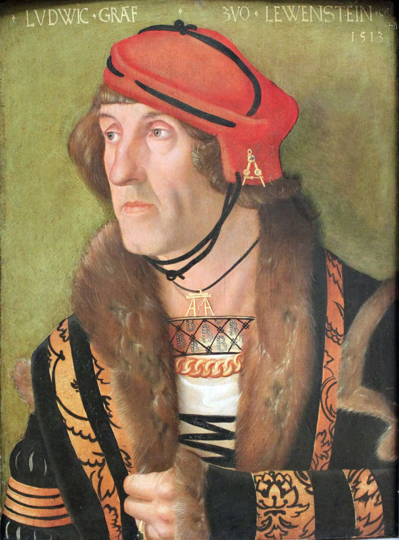 Portrett av Ludvig I, greve av Löwenstein - Hans Baldung Grien