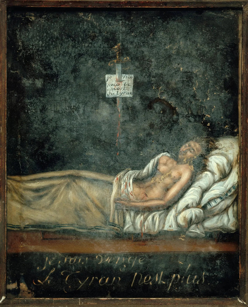 Portrett av Louis-Michel Le Peletier de Saint-Fargeau (1760-1793), på sin dødsleie - Jacques-Louis David