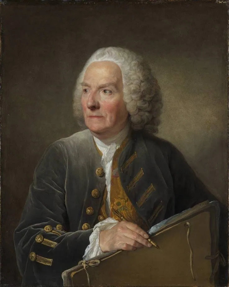 Portrett av Louis de Sylvestre - Jean-Baptiste Greuze