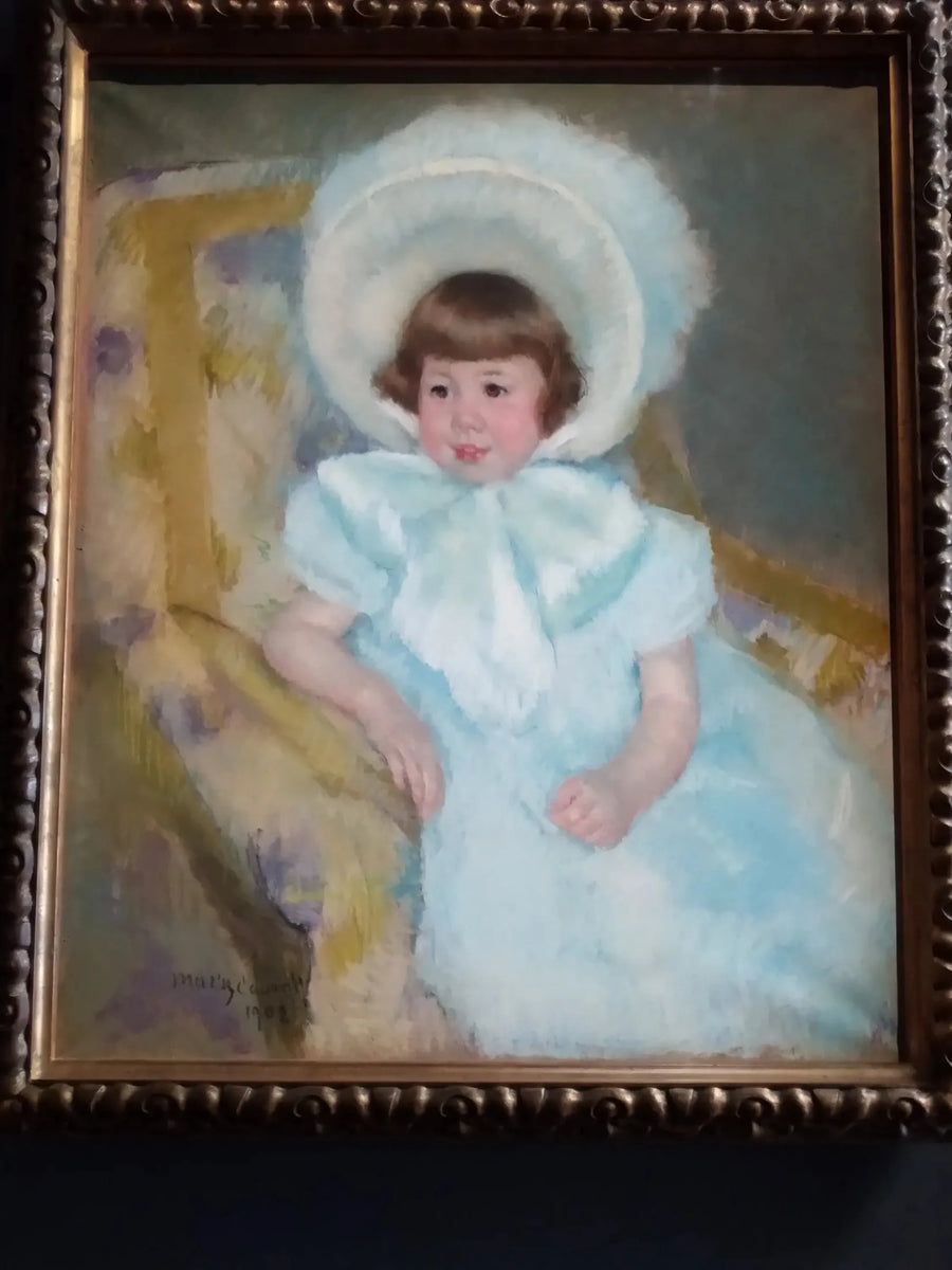 Portrett av Louise-Aurore Villeboeuf som barn - Mary Cassatt