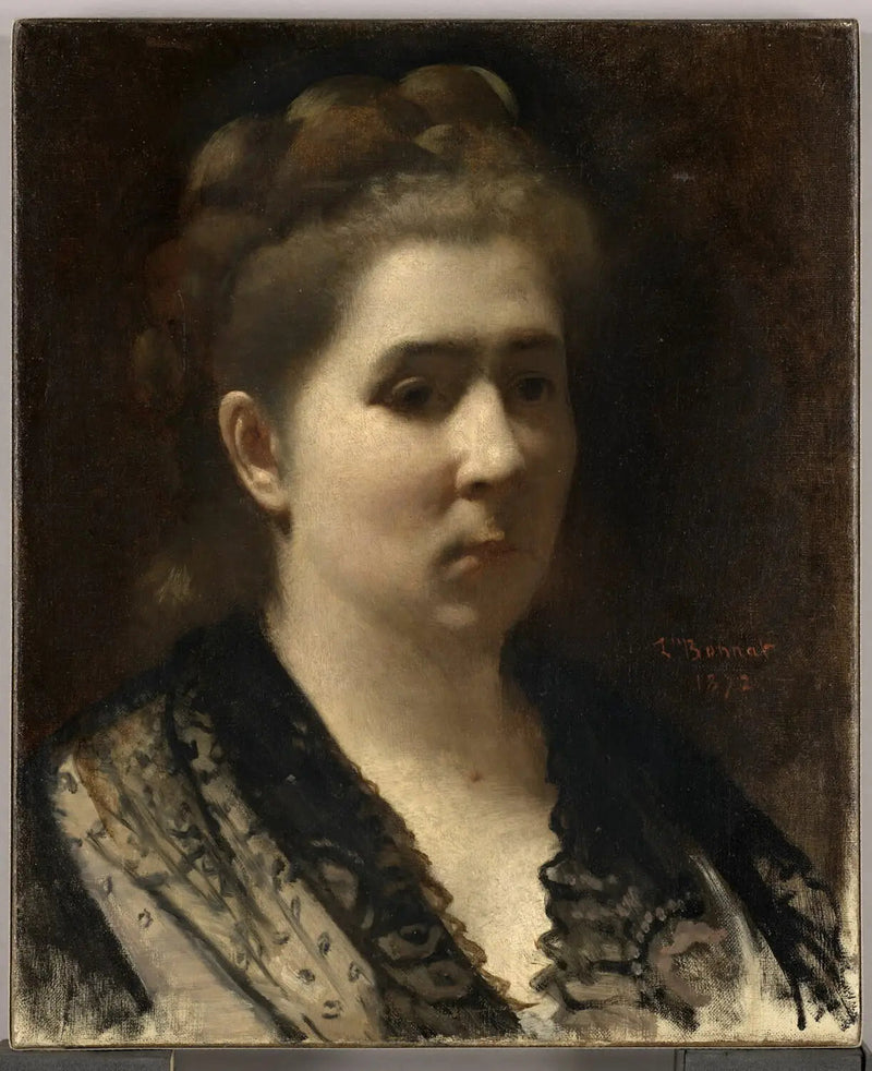 Portrett av Louise Lienhard. - Léon Bonnat