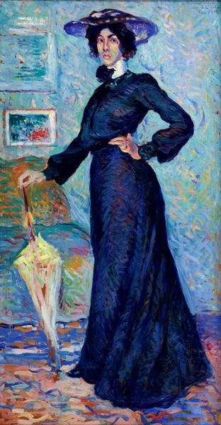 Portrett av Lucie Cousturier - Maximilien Luce