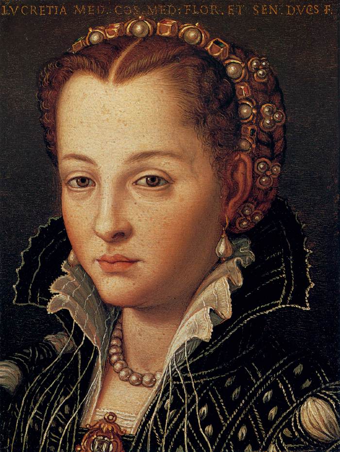 Portrett av Lucrezia di Cosimo - Bronzino