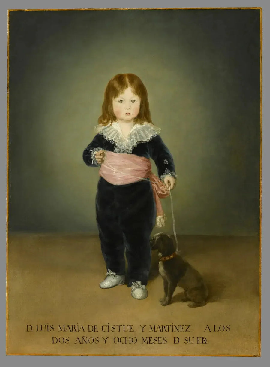 Portrett av Luis María de Cistué Martínez - Francisco de Goya
