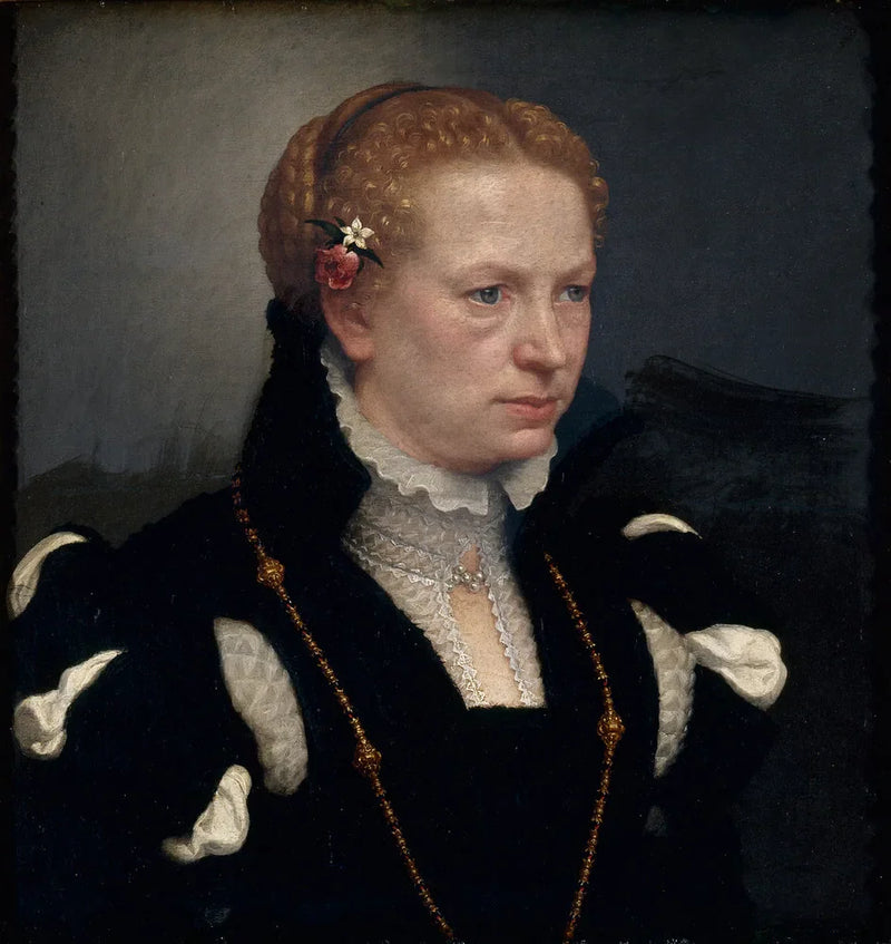 Portrett av Luisa Vertova Agosti - Giovanni Battista Moroni