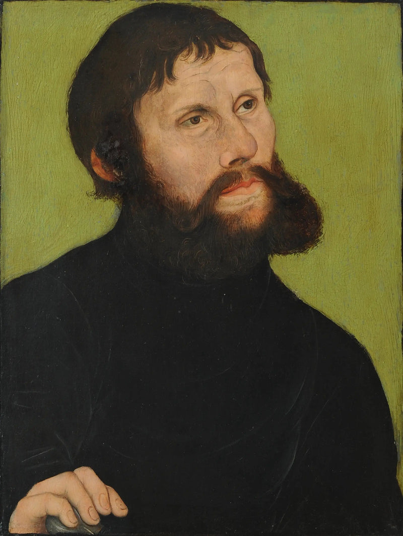Portrett av Luther som Junker Jörg - Lucas Cranach den eldre