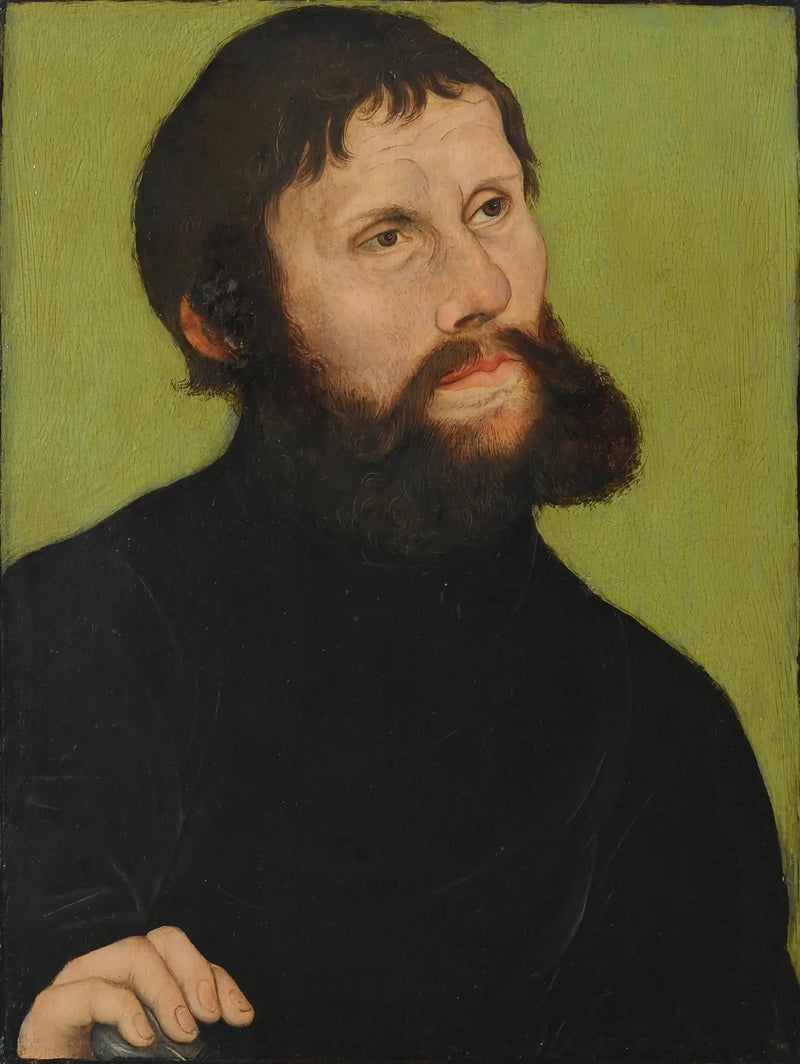 Portrett av Luther som Junker Jörg - Lucas Cranach den eldre