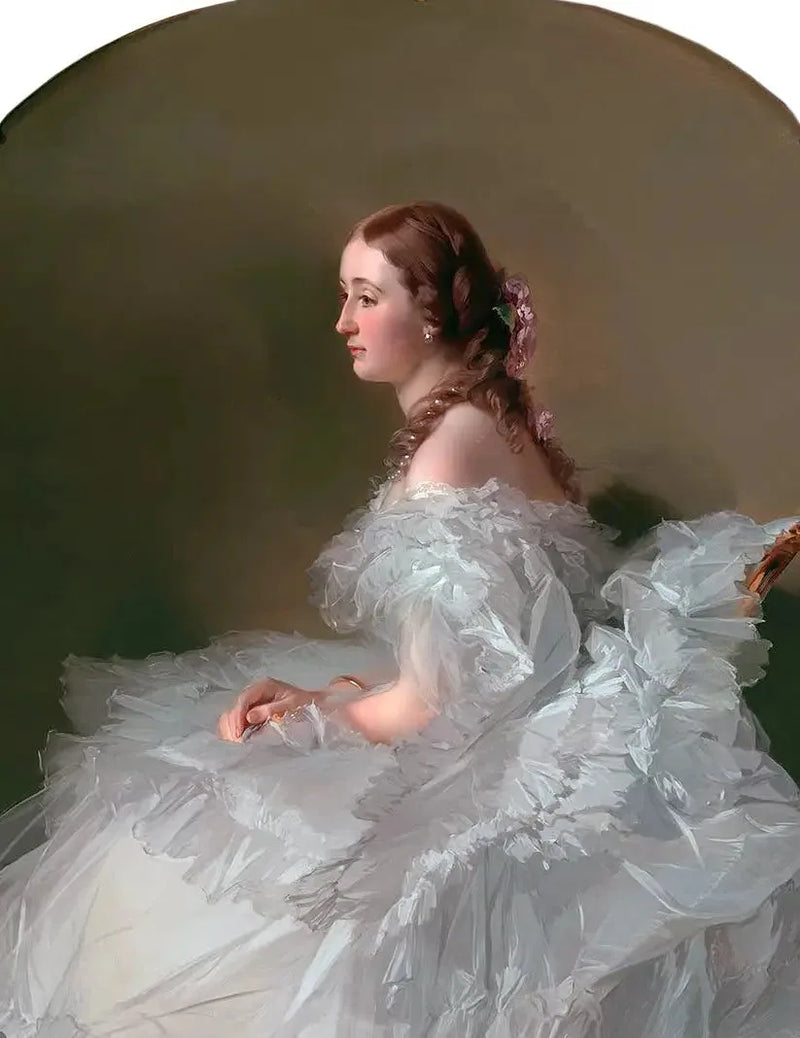 Portrett av Lydia Schabelsky, baronesse Staël-Holstein - Franz Xaver Winterhalter

Source:
Portrait de Lydia Schabelsky, baronne Staël-Holstein - Franz Xaver Winterhalter